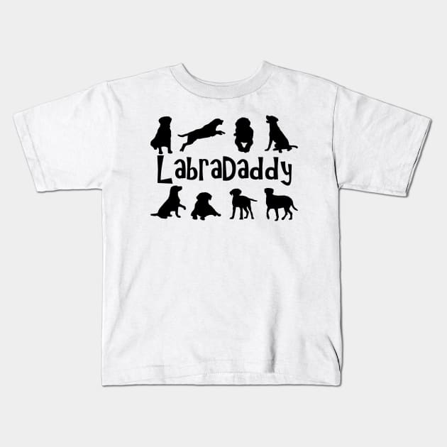 Labra Daddy! Especially for Labrador Retriever owners! Kids T-Shirt by rs-designs